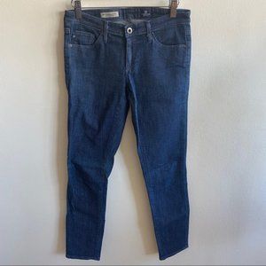 AG Adriano Goldschmied Skinny Polka Dot Jeans